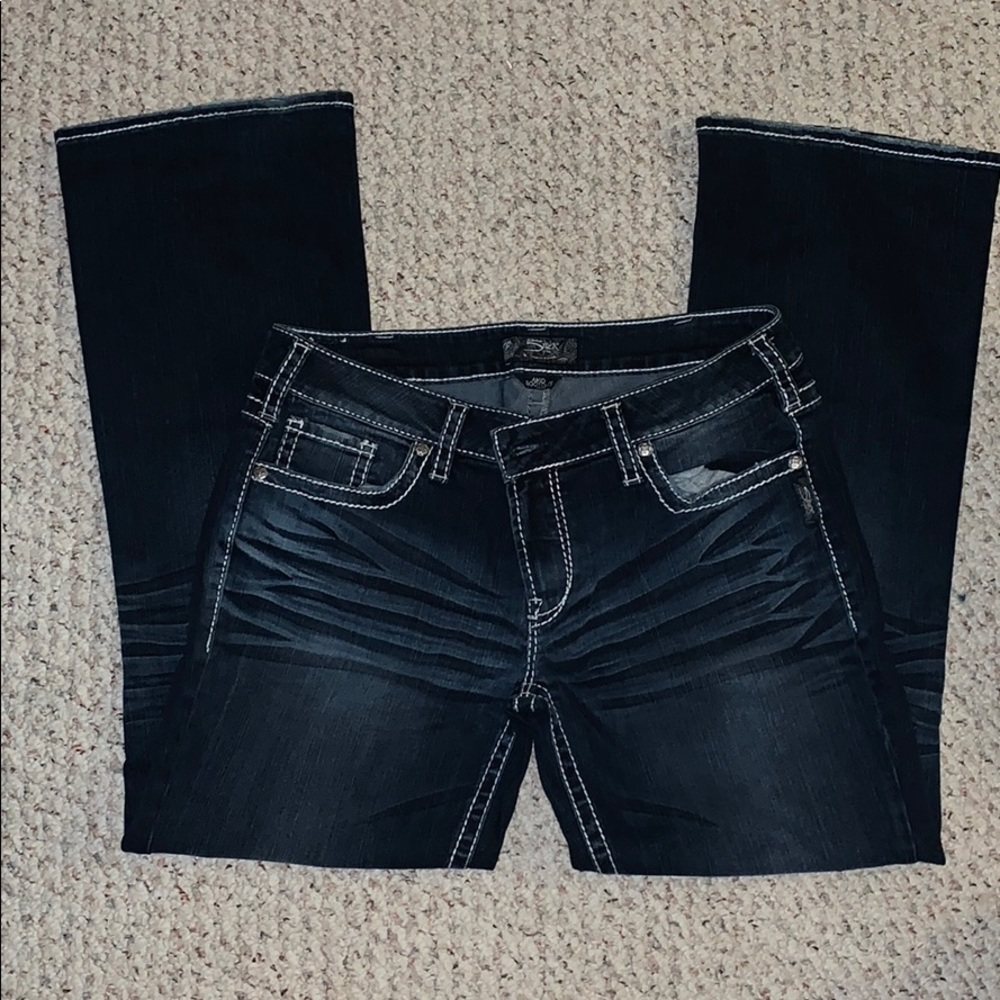 Silver Aiko Bootcut Jeans